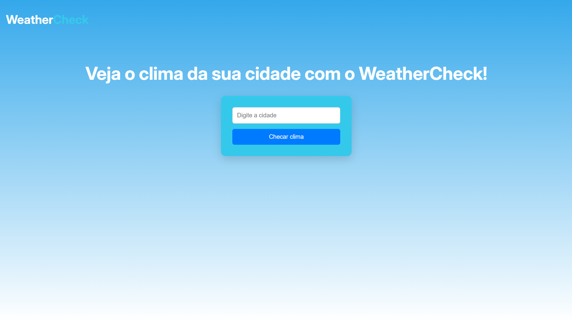 Preview WeatherCheck